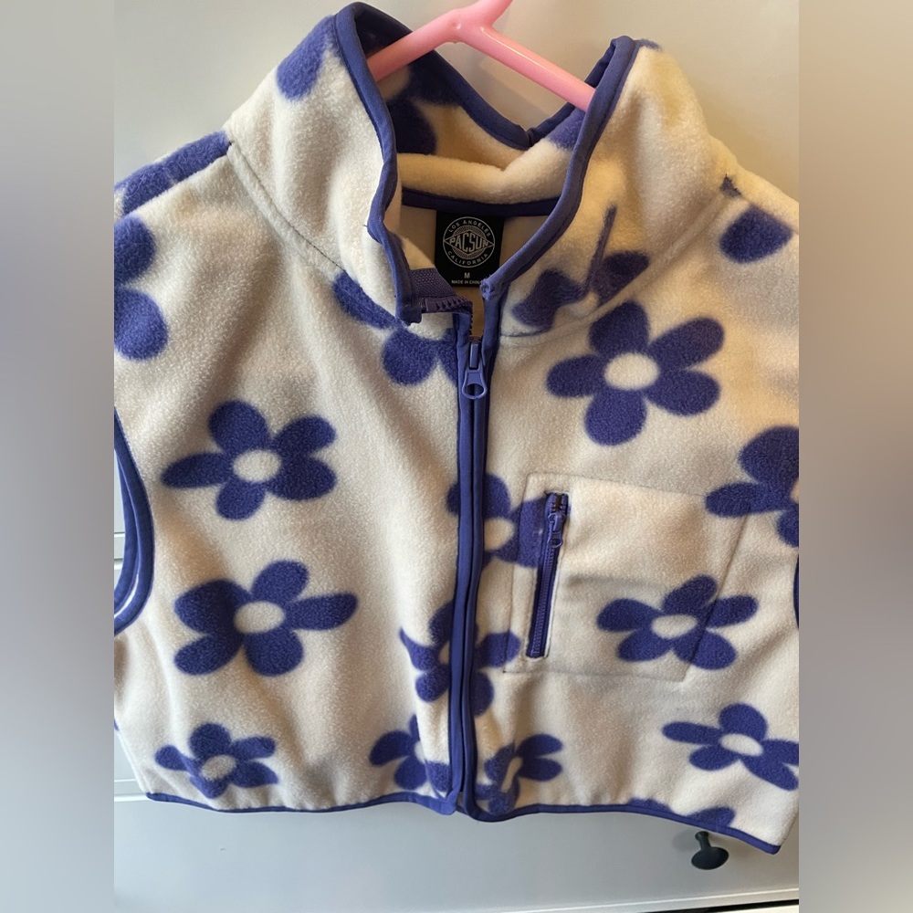 Pacsun flower vest